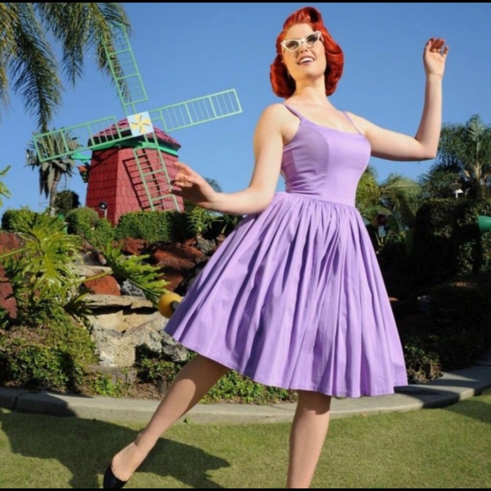 PUG purple “Jenny” swing dress